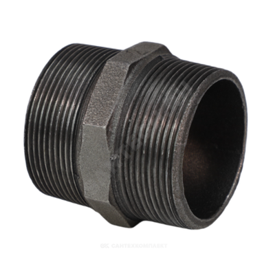 Ниппель прямой чугун Ду 20 (3/4") НР Fittex PLUS