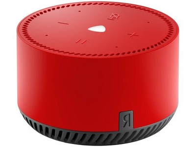 Умная колонка ЯНДЕКС Станция Лайт 5Вт, с голосовым помощником Алиса, красный