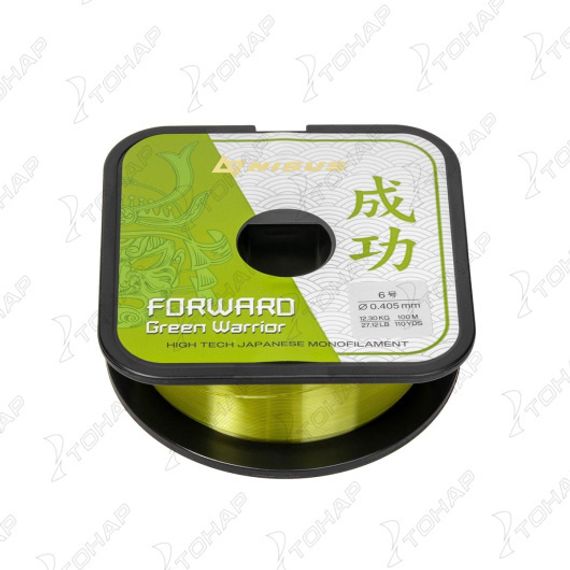 Леска FORWARD Green Warrior 0,405mm/100m Nylon (N-FGW-0405-100) Nisus