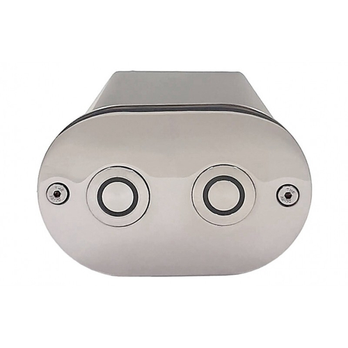 Адаптер для двух сенсорных пьезокнопок нерж. сталь AISI-316 /АД.02.2/1