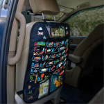 Накидка на сидение автомобиля. Алфавит с транспортом