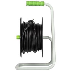 Удлинитель силовой ЭРА GREEN LINE KAT-2x1.5-40m Greenline на катушке пластик 4 розетки без заземления 40м ПВС 2x1.5мм2