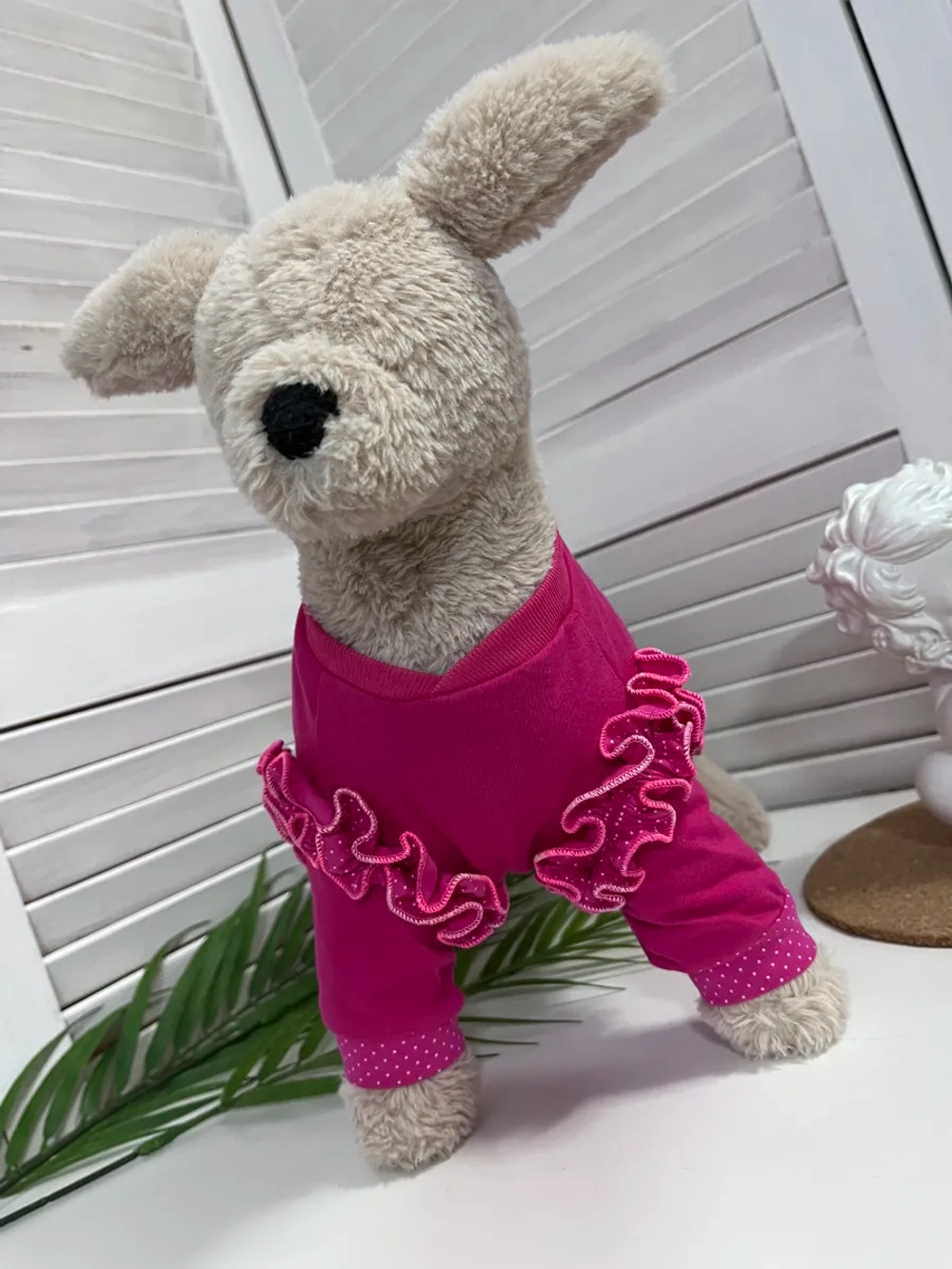 Трикотажная футболка для собак и кошек с рукавом