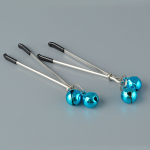 Зажимы на соски Sitabella с бубенчиками золото