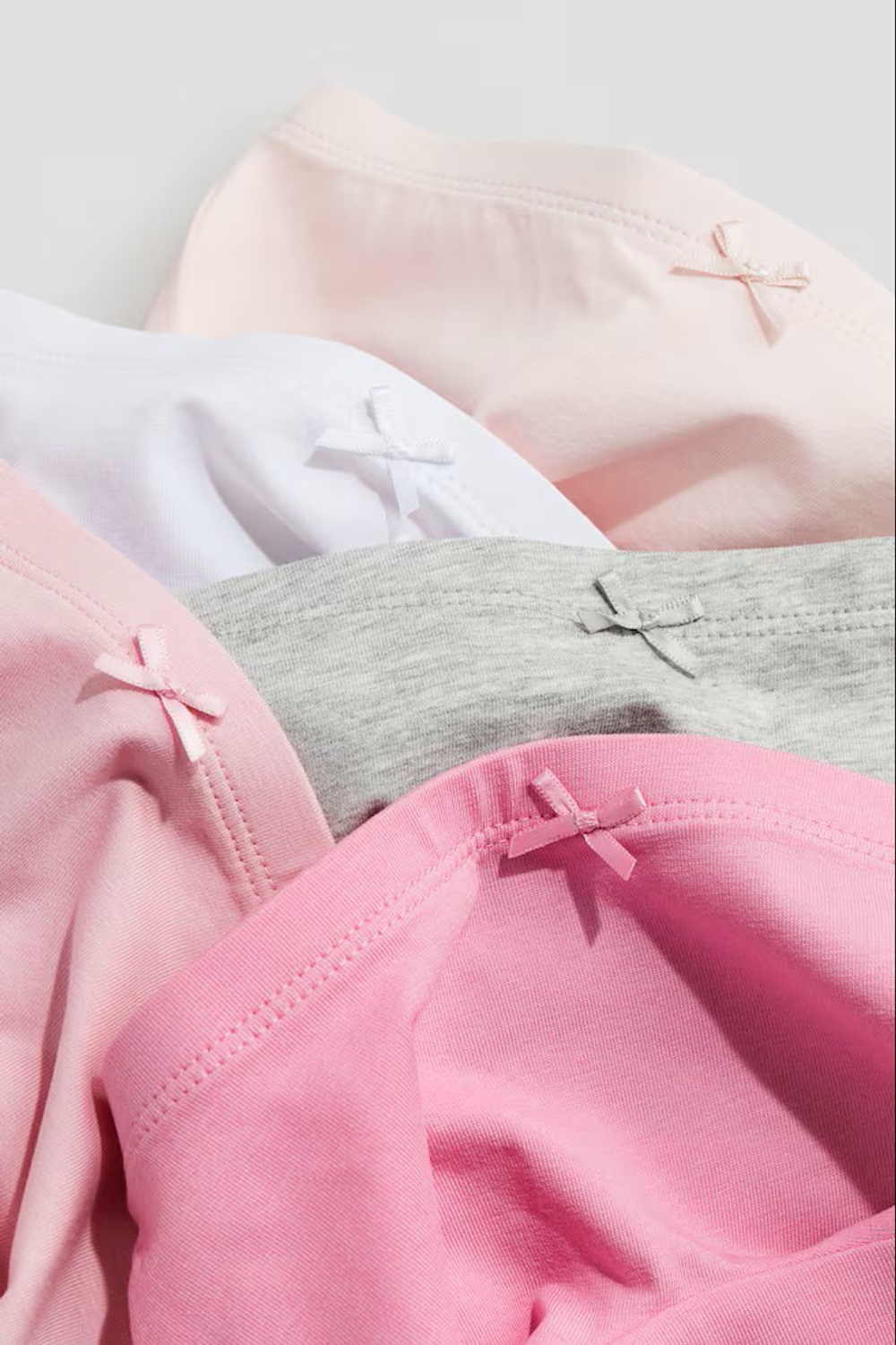 H&M Набор из десяти пар трусиков, светло-розовый