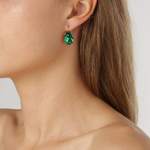 Серьги Dyrberg Kern CHANTAL SG EMERALD GREEN 430079