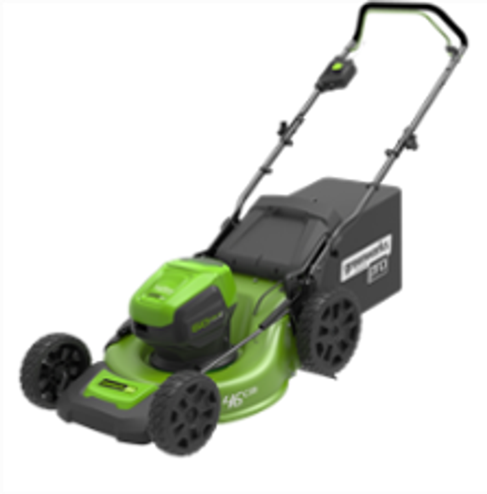 Газонокосилка аккумуляторная Greenworks Арт. 2502807, 60V, 46 см, бесщеточная, без АКБ и ЗУ