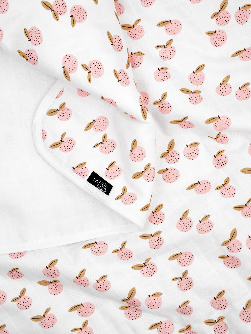 Муслиновое утеплённое одеяло Mjölk Персики