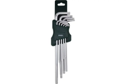 Набор ключей TORX RF-5098XL: экстра длинных Т10-Т50 9пр. на пласт. держат. ROCKFORCE