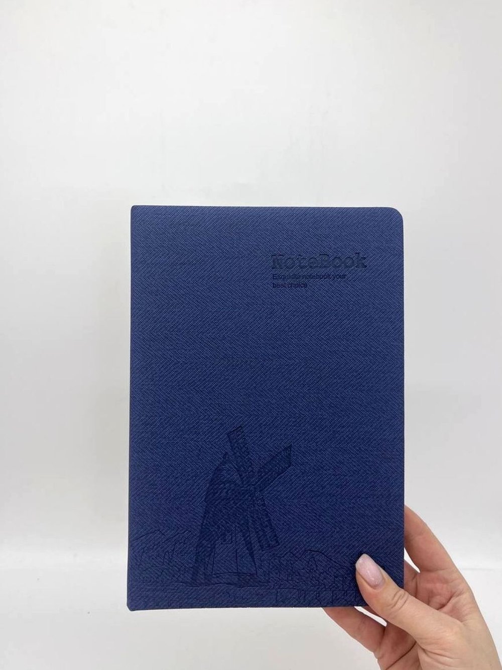 Блокнот 112 л. В5 25*17,5 см лин. син.джинс (7674-13)