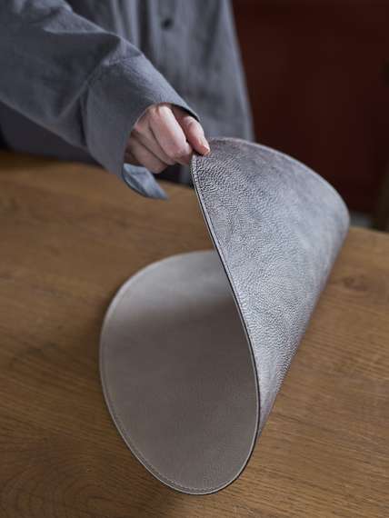 Набор из 2-х двухсторонних сервировочных салфеток drop, 33х41 см, коричневый/карамельный