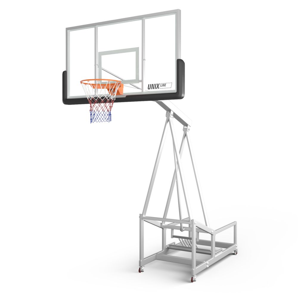 Баскетбольная стойка UNIX Line B-Stand-PC 72&quot;x42&quot; R45 H120-305 см