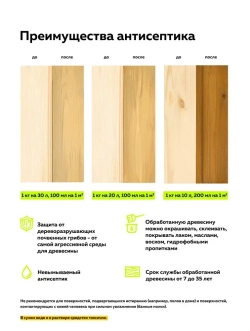 ХМ-11 невымываемый антисептик для древесины на 5-15 л, от плесени, от синевы, от жуков древоточцев, от гнили, окрашивающий