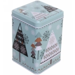 Банка жестяная «Снежинка» 450мл 7*7*10,5см