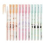 Ручка гелевая, пиши-стирай, Basir, синие чернила, серия "Животные", разноцветный корпус