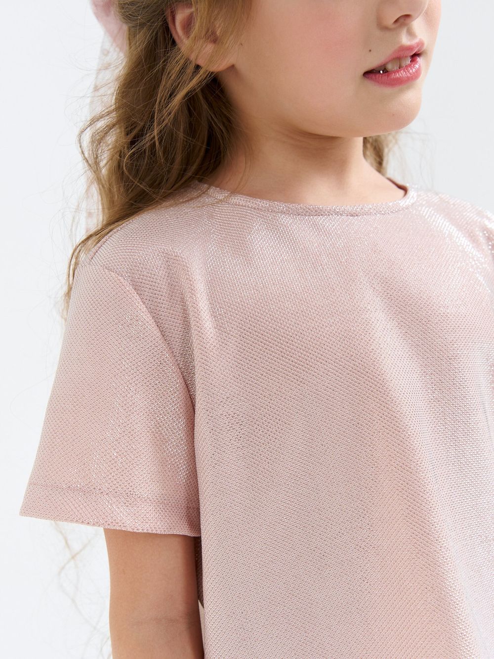 Костюм из люрекса "Розовая дымка"