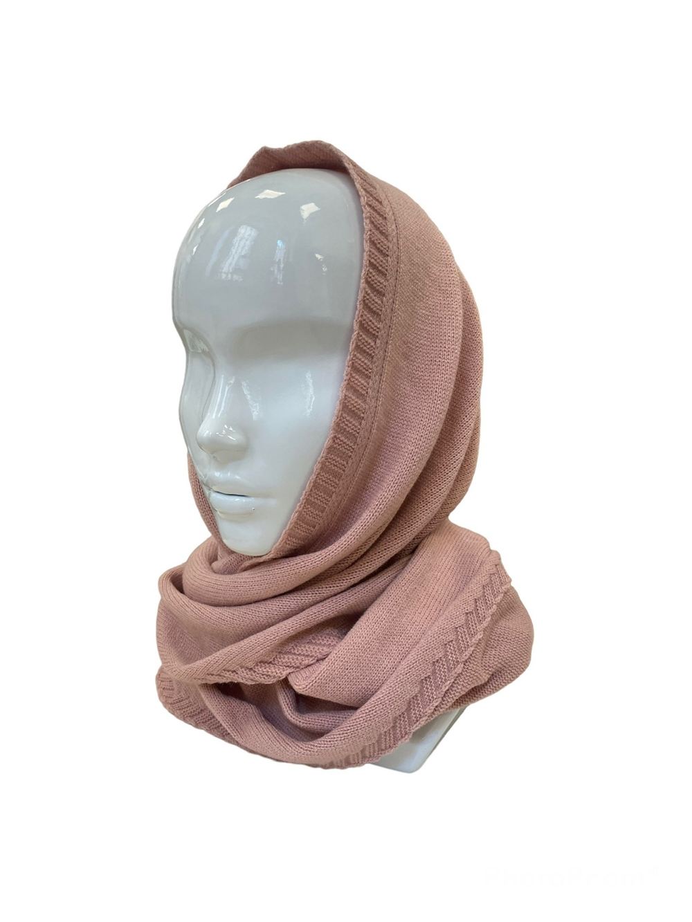 Косынка облегченная светлая пудра