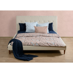 Пододеяльник из перкаля пудрового цвета с принтом Хвойное утро russian north, 200х200 см