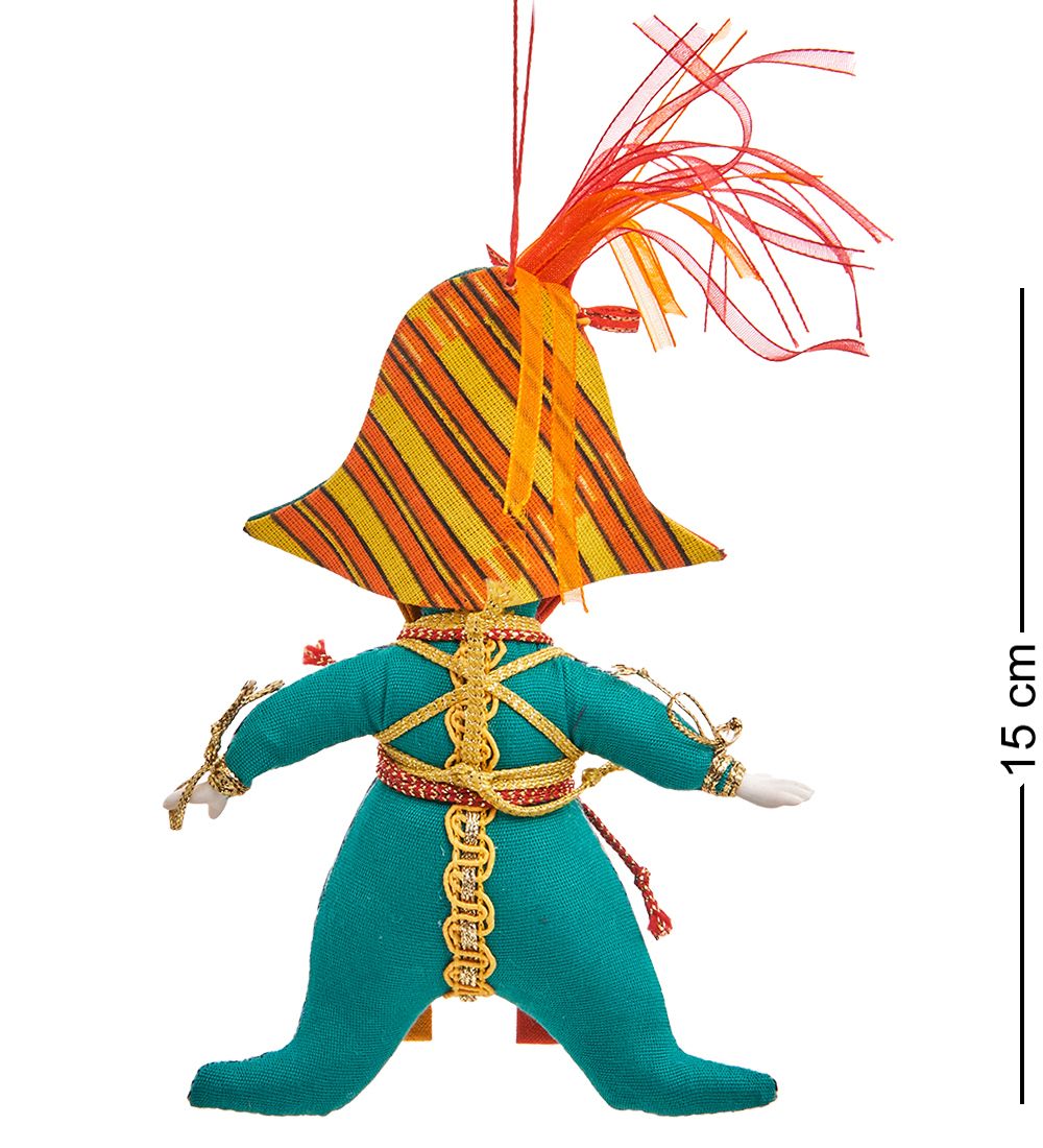 РусКукла RK-802/2 Кукла подвесная «Арлекин-солдатик»