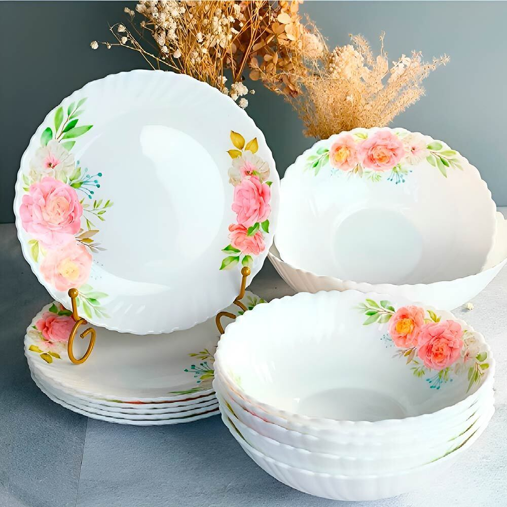 Столовый набор 13 предметов "Жизель" стеклокерамика, Jewel 7265