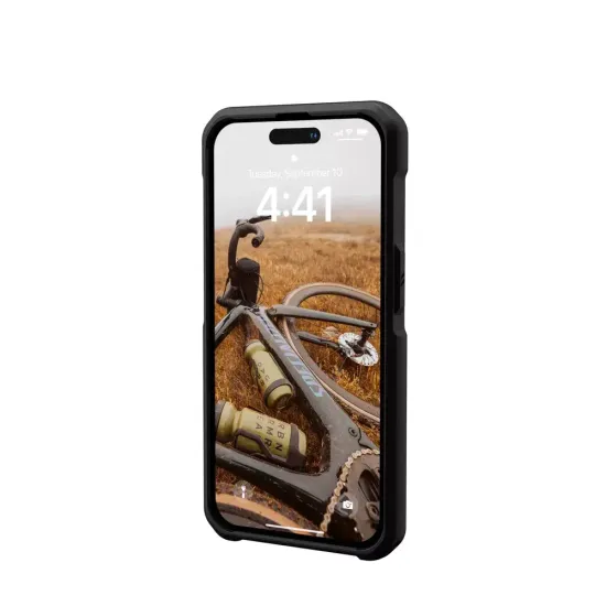 Чехол с поддержкой MAGSAFE Uag Metropolis LT ткань Kevlar для iPhone 14 Pro Max 6.7", цвет черный (Black)