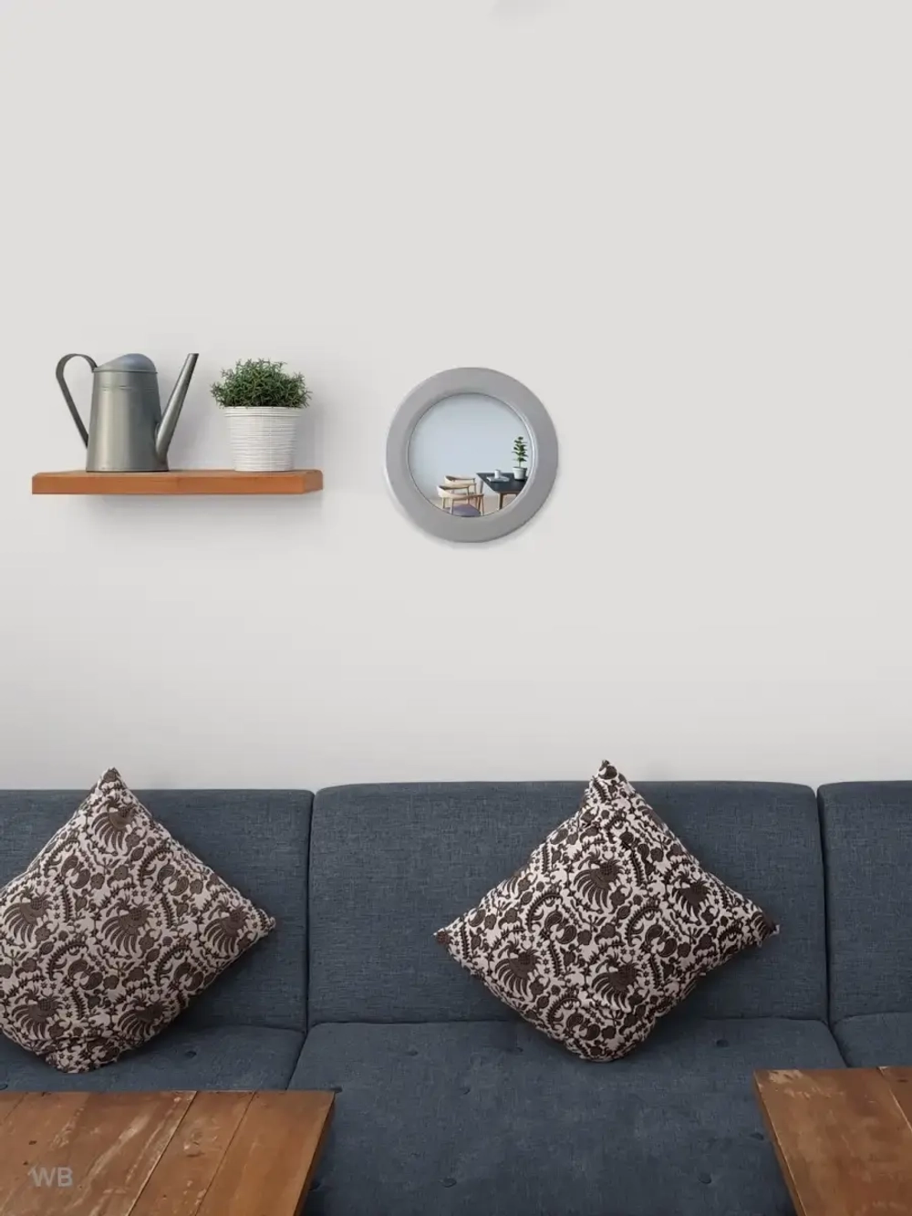 Зеркало настенное для прихожей 27 см