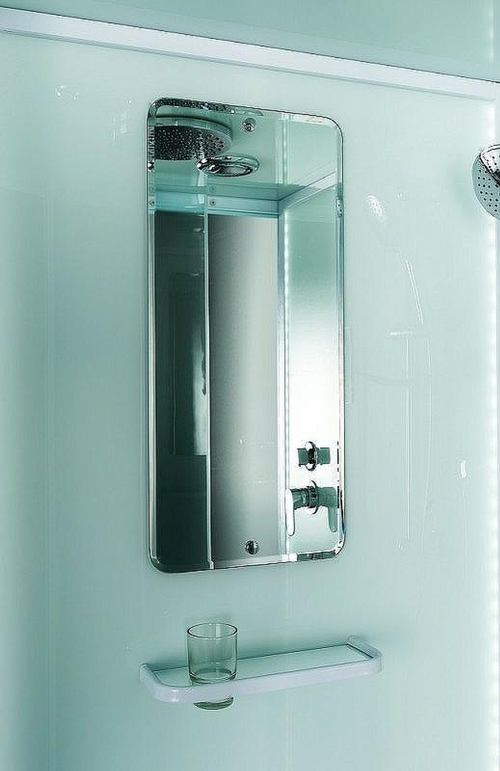 Душевая кабина Esbano (Эсбано) ES-L90CKR, с низким поддоном, с электрикой и LED освещением, 90х90х210