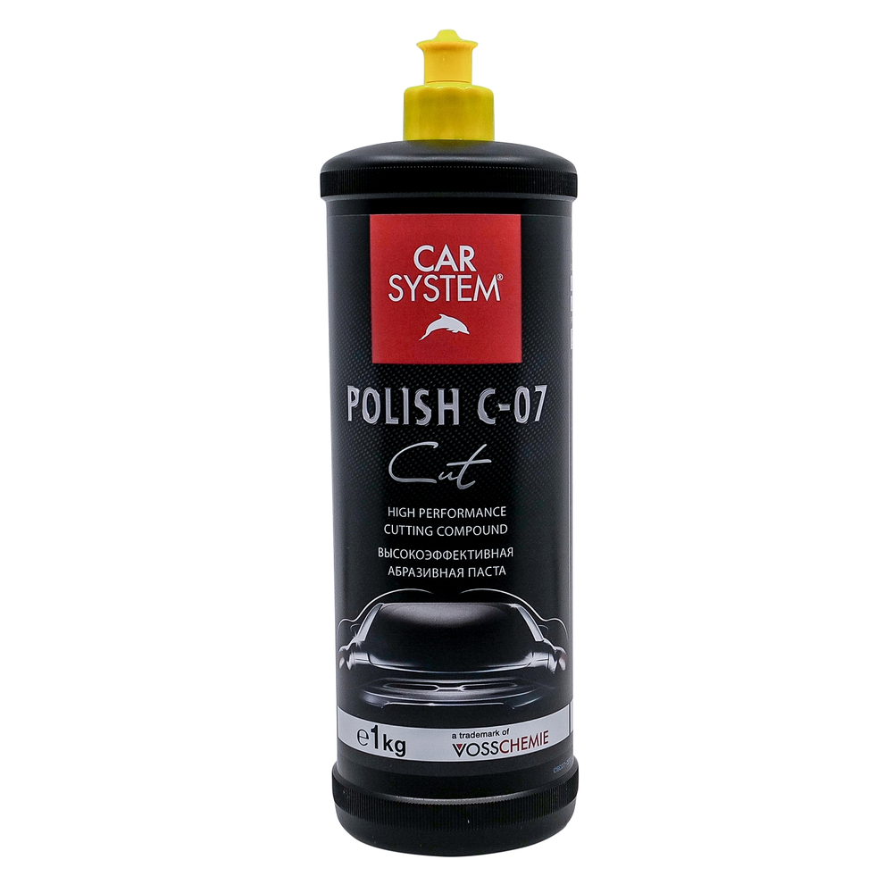 Полировальная паста Carsystem Polish C-07 Сut жёлтый колпачок (1 кг)