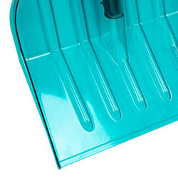 Лопата для уборки снега поликарбонат, 460х400х1380 мм, алюминиевый черенок, LUXE Palisad