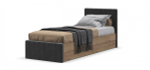 Кровать ЛОФТ Мини 90*200 Крафт табачный, MONOLIT Серый