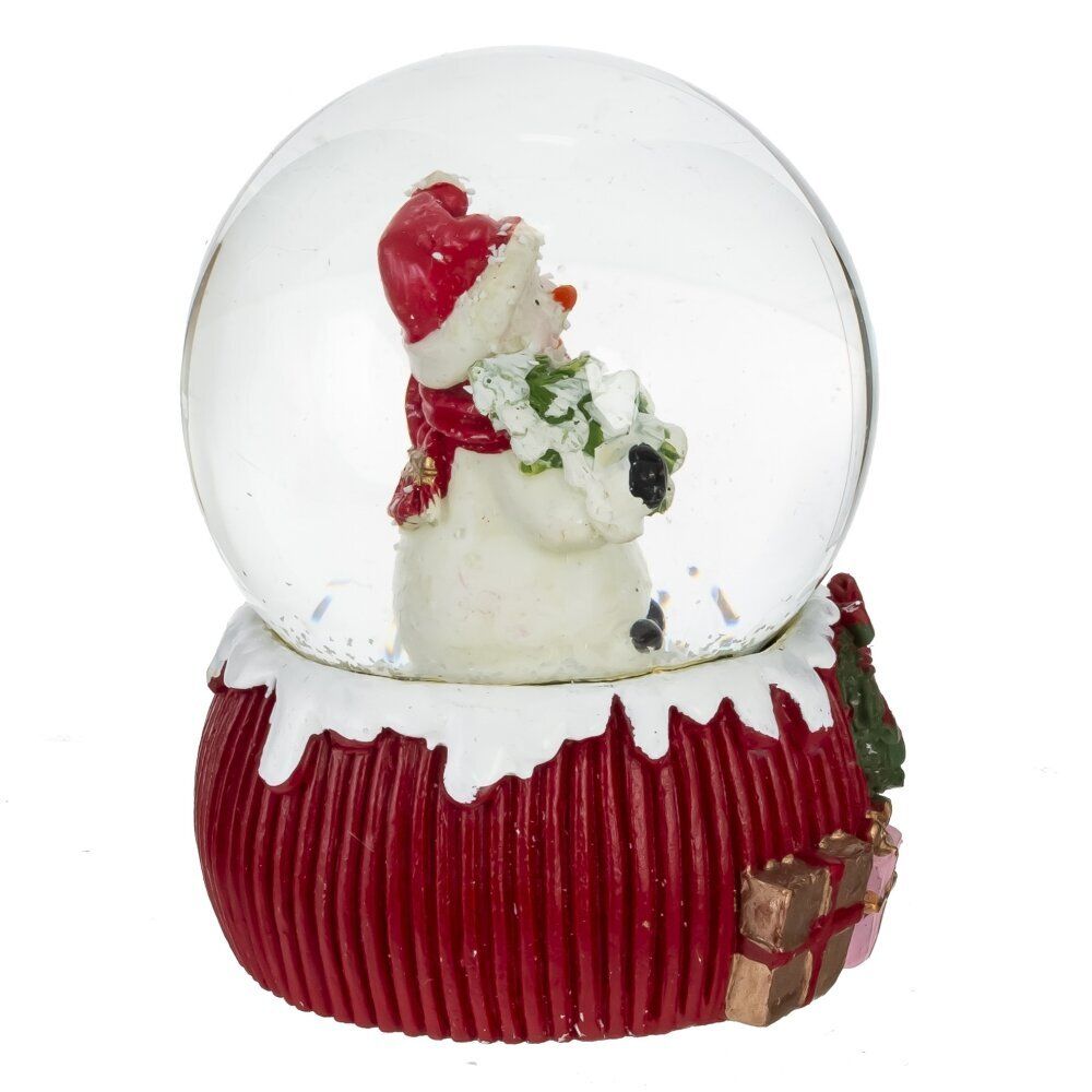 GAEM Фигурка декор в стекл шаре "Мишка/Снеговик/Дед Мороз/Олень", D 6.5 см, L6,5 W6,5 H9 см, 4в.