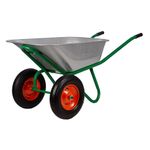 Тачка садово-строительная, 2-х колесная, усиленная, грузоподъемность 320 кг, объем 100л  Palisad, 689233