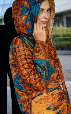 Двустороннее пальто-парка