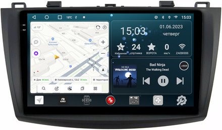 Магнитола для Mazda 3, Axela 2009-2013 - RedPower 034 Android 10, QLED+2K, ТОП процессор, 6Гб+128Гб, CarPlay, SIM-слот