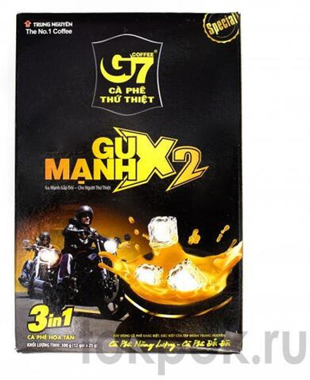 Кофе растворимый 3 в 1 Trung Nguyen Gu Manh X2, 300 гр