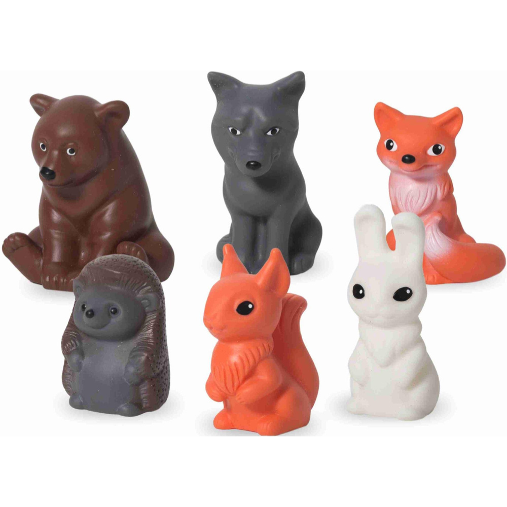 Резиновые фигурки животных