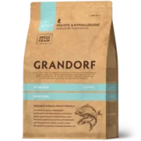 Grandorf 3кг Holistic&Hypoallergenic White Fish Mini для собак малых пород, гипоаллергенный, белая рыба