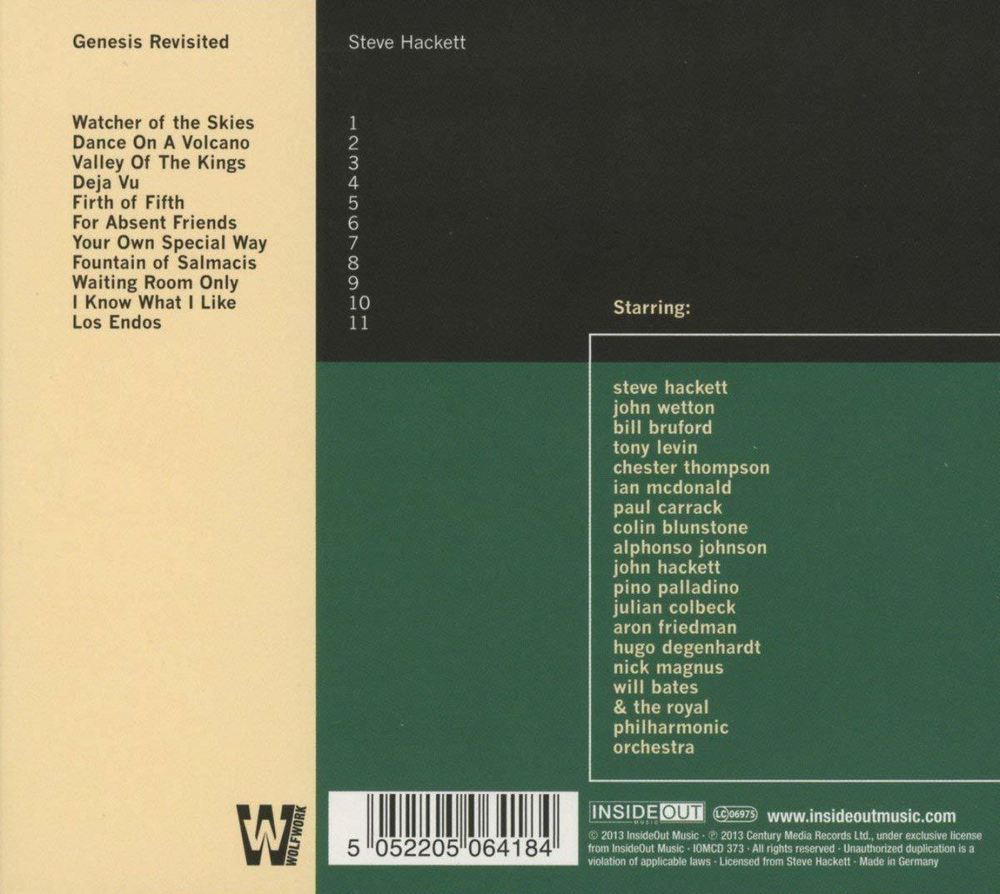 Steve Hackett / Genesis Revisited (CD)
