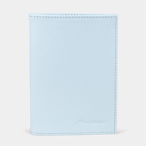 Обложка для паспорта и автодокументов Moscou из кожи козы, голубого цвета