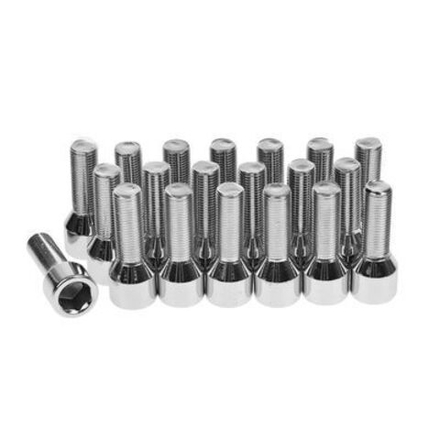 Болт 12X1.25 (52/31) (ШЕСТИГРАННИК, КОНУС) БЛИСТЕР 20 ШТ