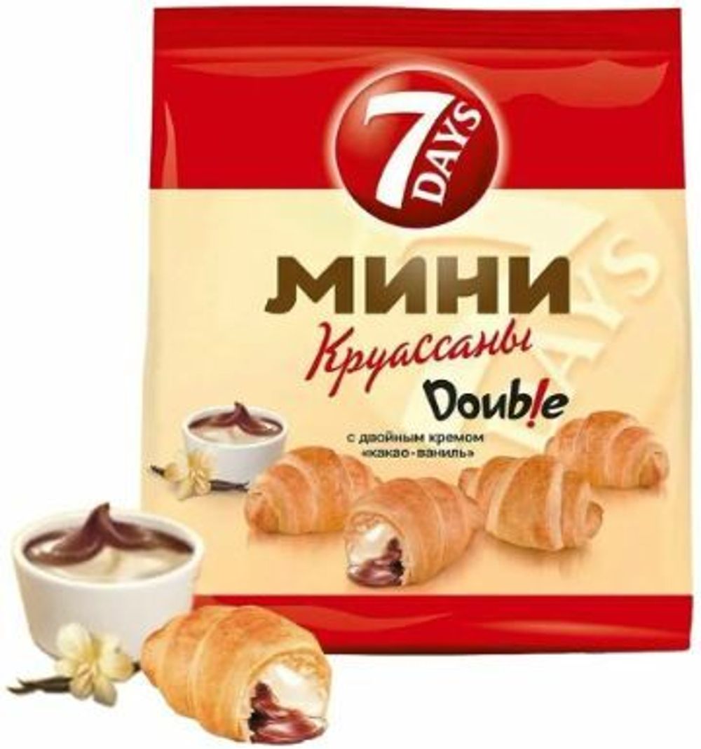 Круассан мини с кремом какао 7 days 105гр