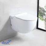 Унитаз подвесной Ceruttispa БАРБАРИЯ (BARBARIA) Aria Pulse CT10591 (585х360х330) с функцией импульсного смыва БЕЗ РАМЫ