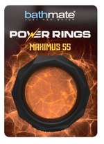 Черное эрекционное кольцо Maximus 55 (Цвет: черный)