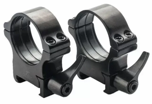 Кольца Rusan быстросъемные Picatinny на 30мм H12 рычажные (050P-30-12-R)