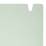 Тетрадь обложка пластик, А4 80 л., гребень мягкий, вырубка для ручки, клетка, BRAUBERG, светло-зеленый, 405373