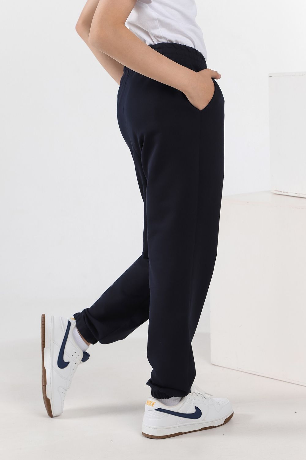 Брюки для мальчика Скул-2 Виотекс ТЁМНО-СИНИЙ