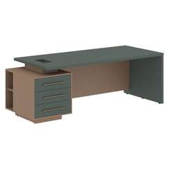 Стол руководителя с тумбой VCT 2290(L)  2200х900х750 VELION