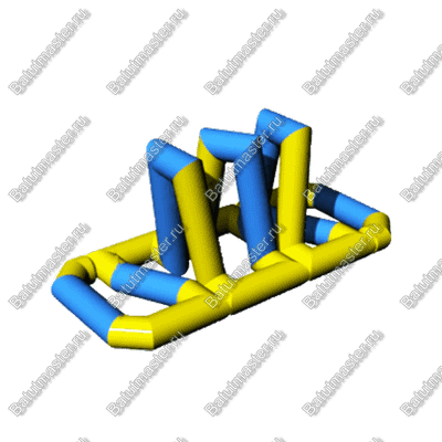 Модуль аквапарка «Змейка», 4,4×2×1,8 м