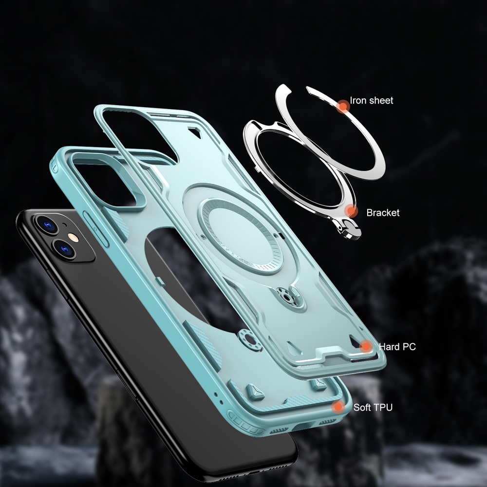 Чехол Magneto Case с кольцом для iPhone 11