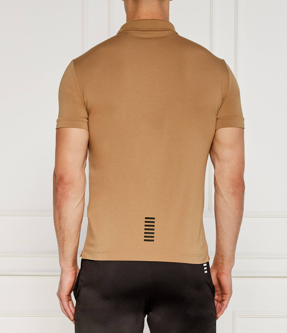 Поло EA7 - коричневый(8NPF14 PJVQZ)